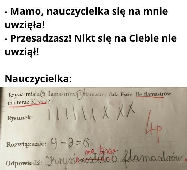 Kiedy nauczycielka się na Ciebie uwzięła