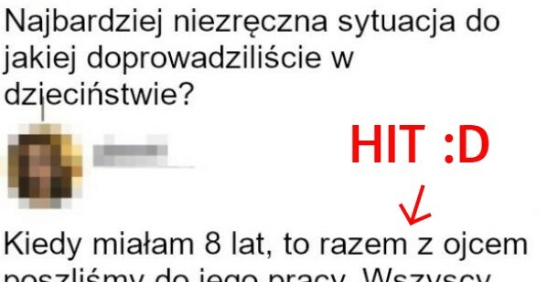 Najbardziej niezręczna sytuacja w dzieciństwie