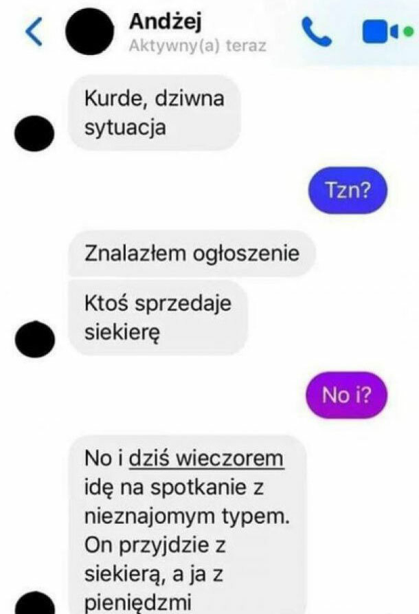 Dziwna sytuacja... :D