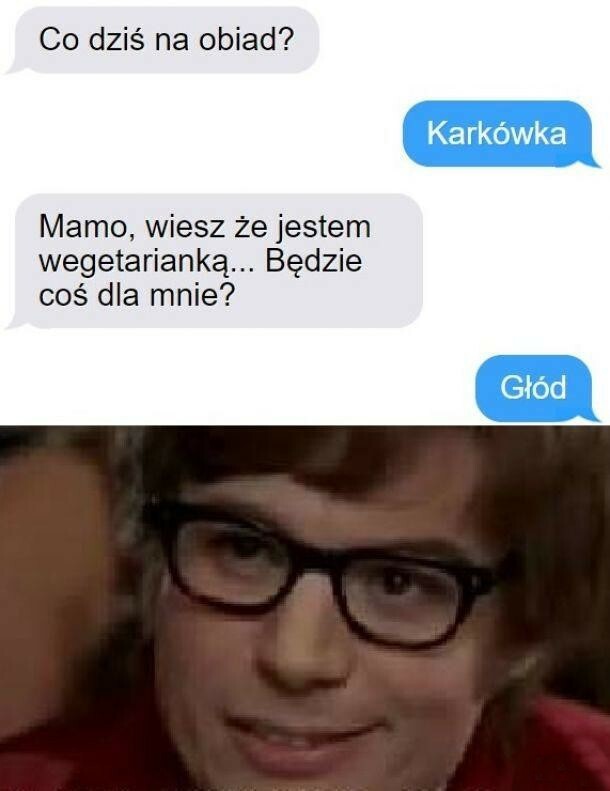 Obiad dla weganki