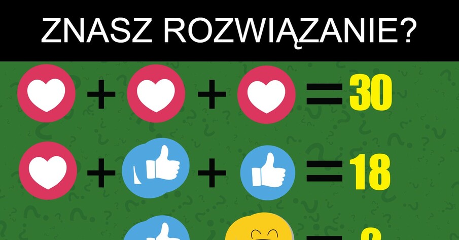 Znasz rozwiązanie równania?