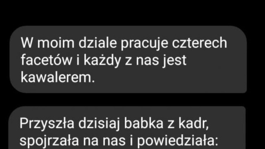 Czterech kawalerów w pracy 