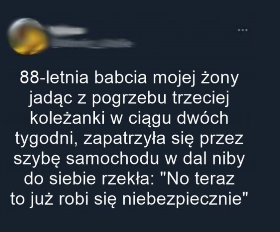 Szczery komentarz babci :D