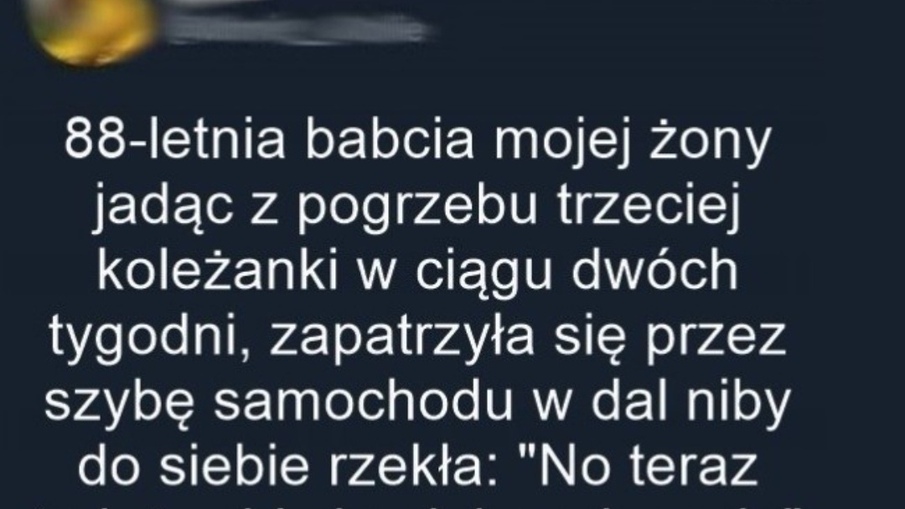 Szczery komentarz babci :D
