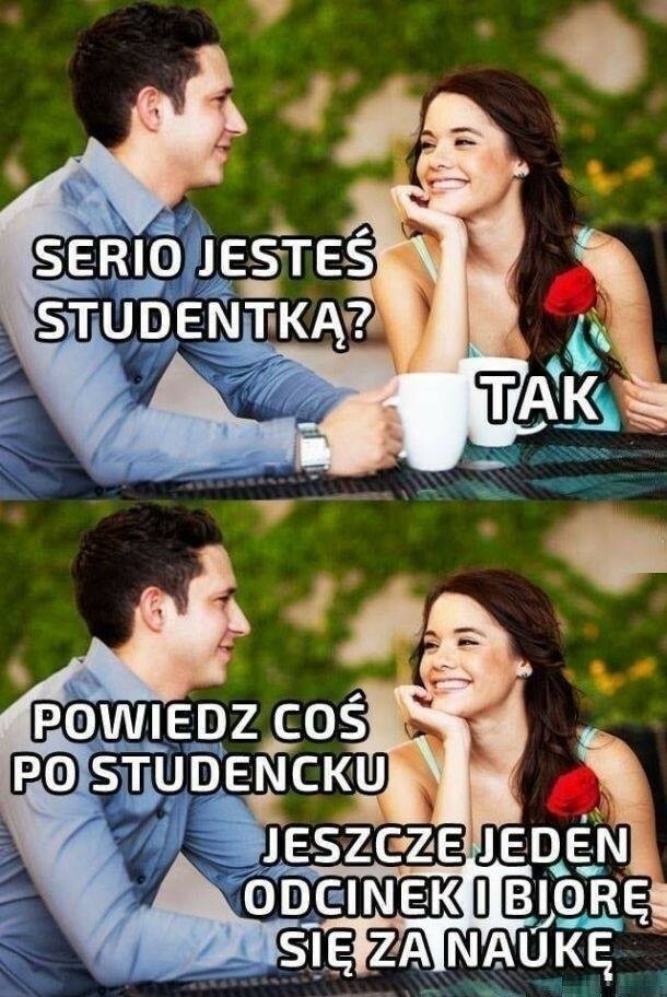 Studentka na serio