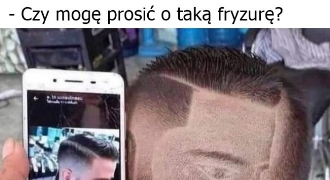 Nietypowa fryzura :D