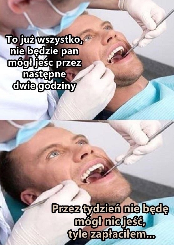Tak się kończy wizyta u dentysty
