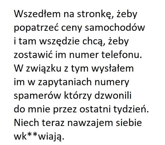 Zemsta jest słodka :D