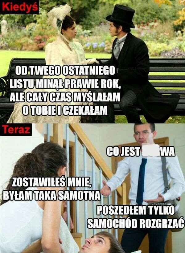 Kiedyś vs teraz