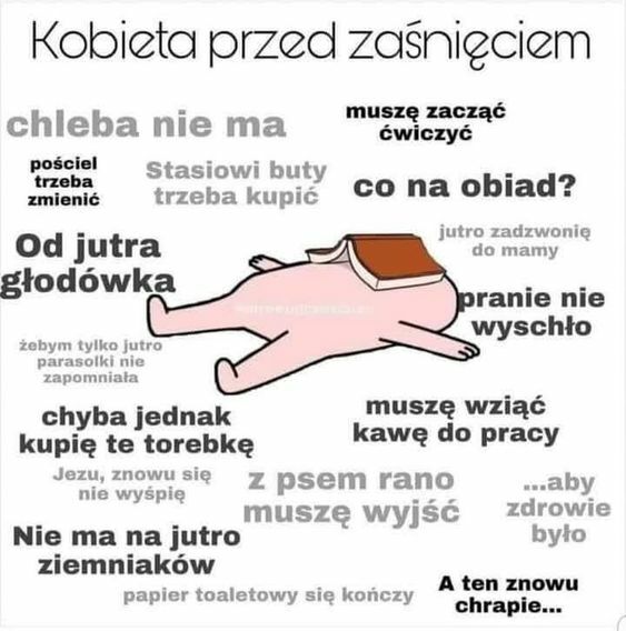 Bez tego nie zaśnie :D