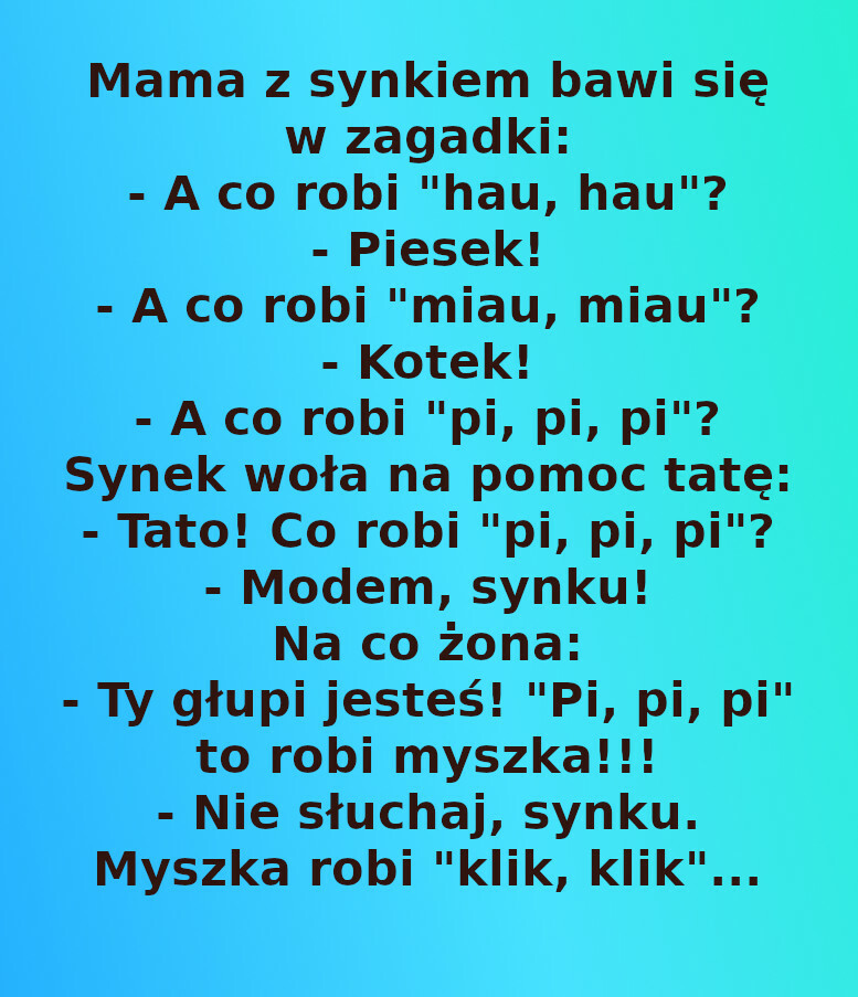 Zabawa w zagadki