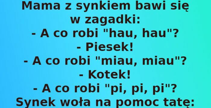 Zabawa w zagadki