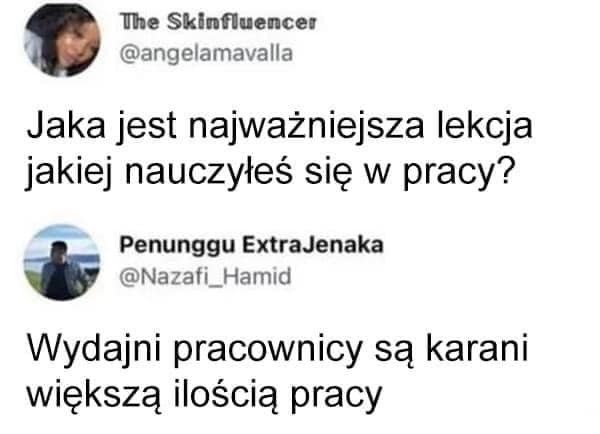 Najważniejsza lekcja
