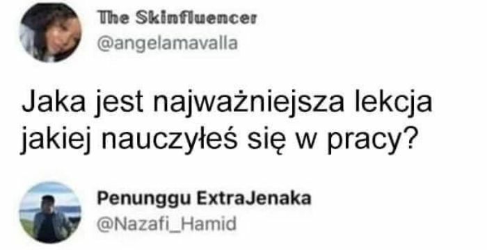Najważniejsza lekcja