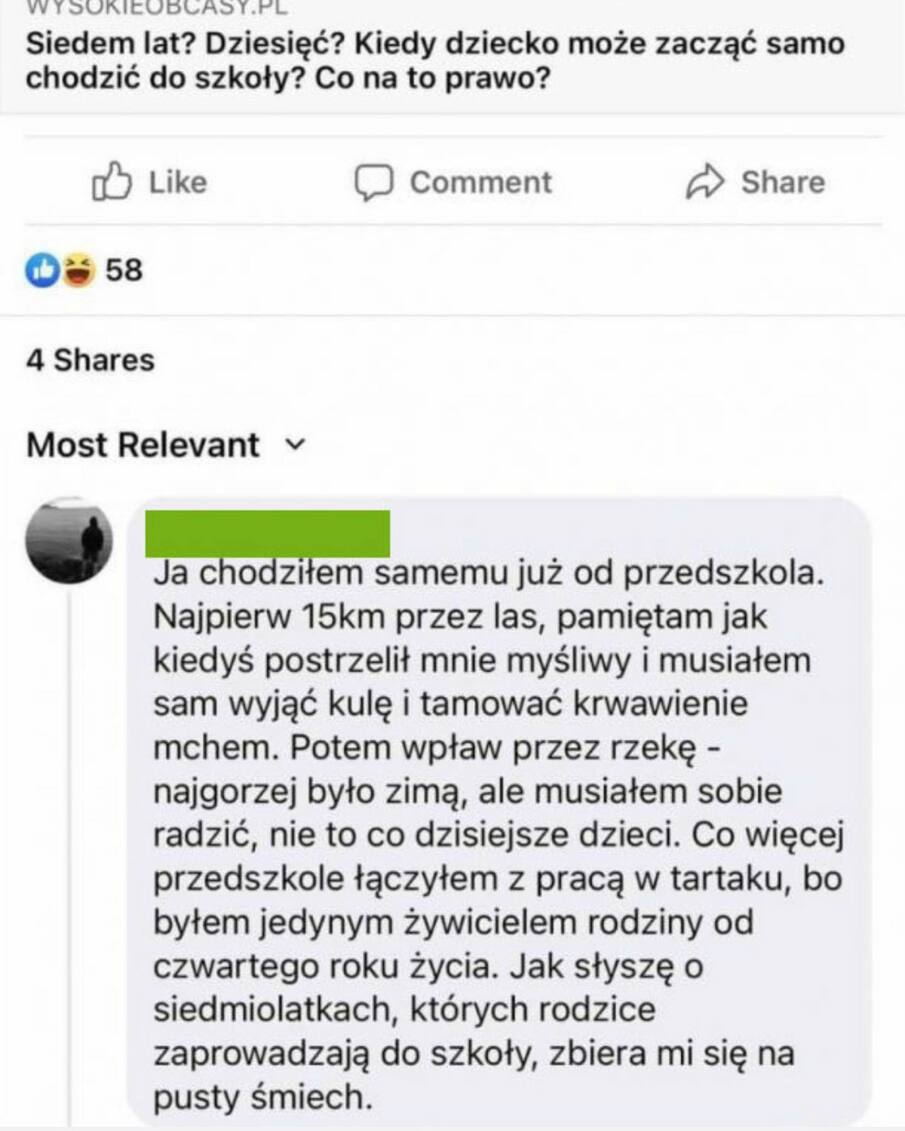 Z życia przedszkolaka