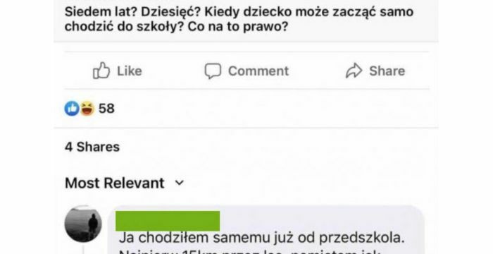 Z życia przedszkolaka