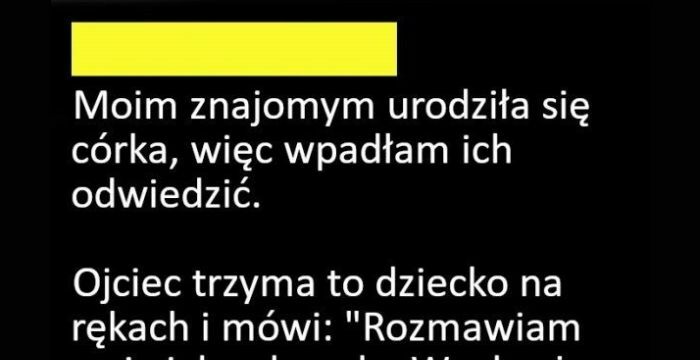 Świeżo upieczony tatuś 