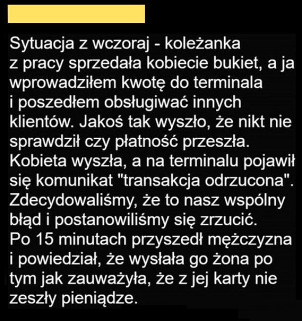 Uczciwy klient
