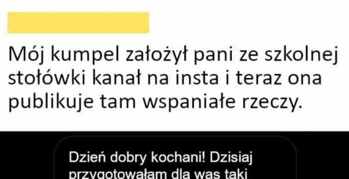Szkolna stołówka