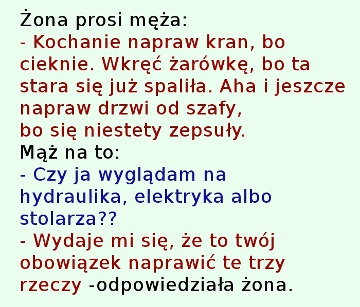 Obowiązki męża i żony