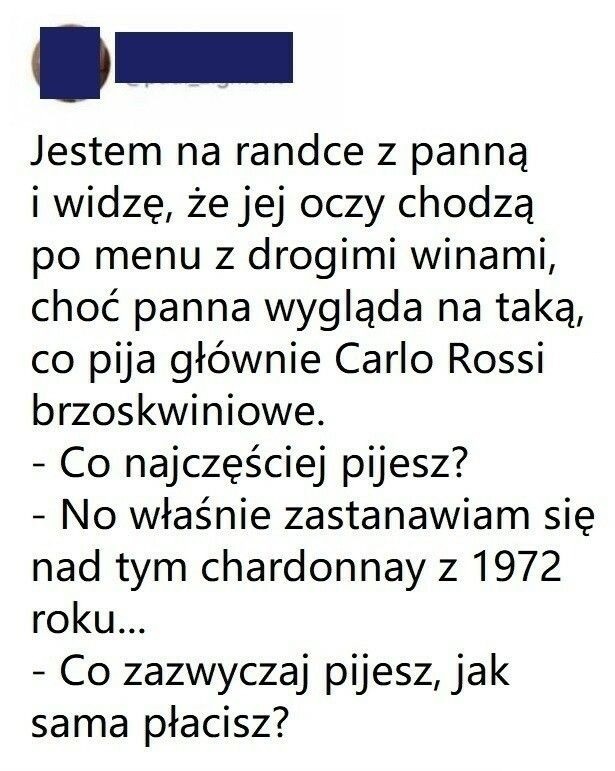 Wybór wina na randce