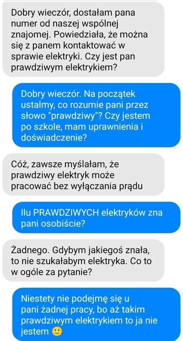 Prawdziwy elektryk 