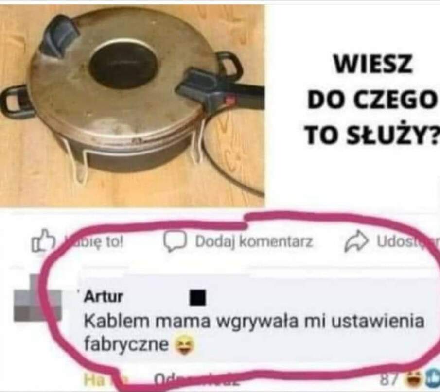 Wgrywanie ustawień fabrycznych 