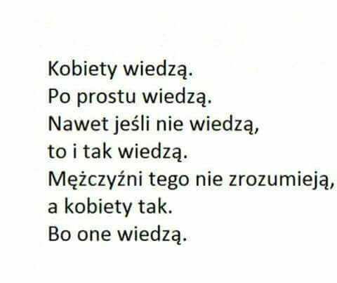 Kobiety wiedzą