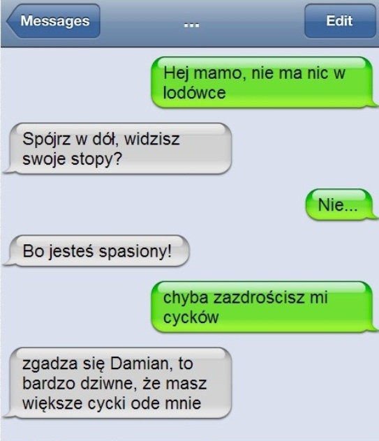 Chyba przesadził z jedzeniem