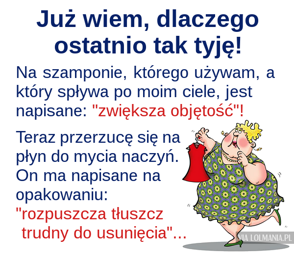 Przyczyna tycia...
