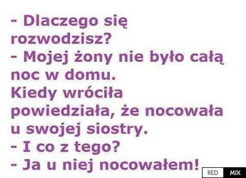 Powód rozwodu...