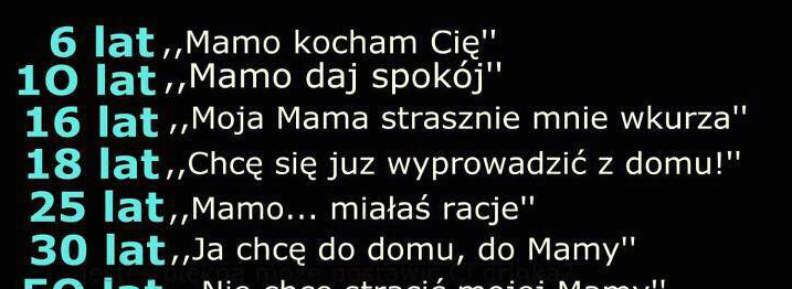 Miłość do matki...