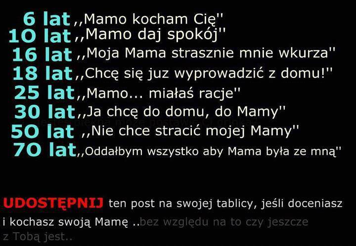 Miłość do matki...