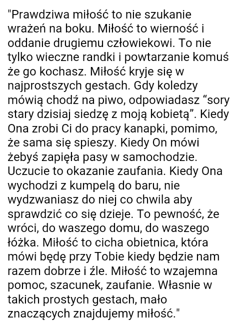 Tak wygląda prawdziwa miłość...