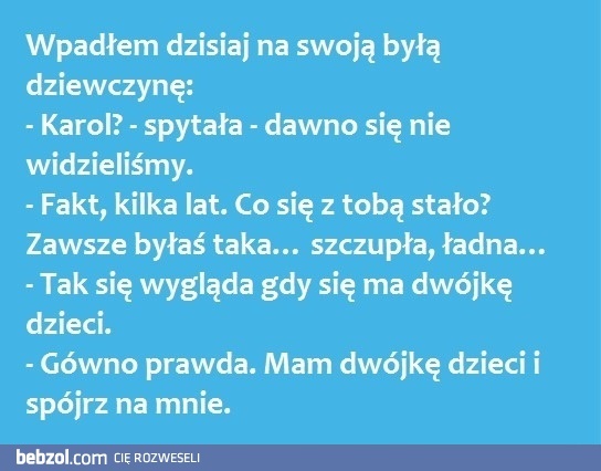 Wpadłem dziś na moją byłą...