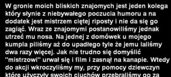 Mistrz ciętej riposty 