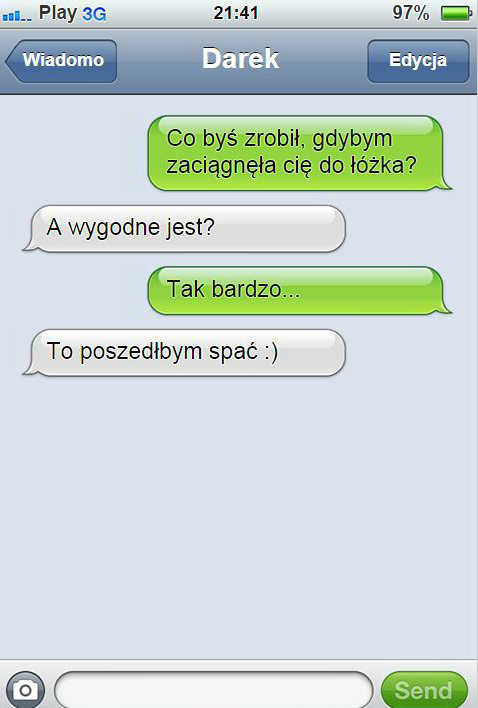 W poniedziałek marzę tylko o jednym