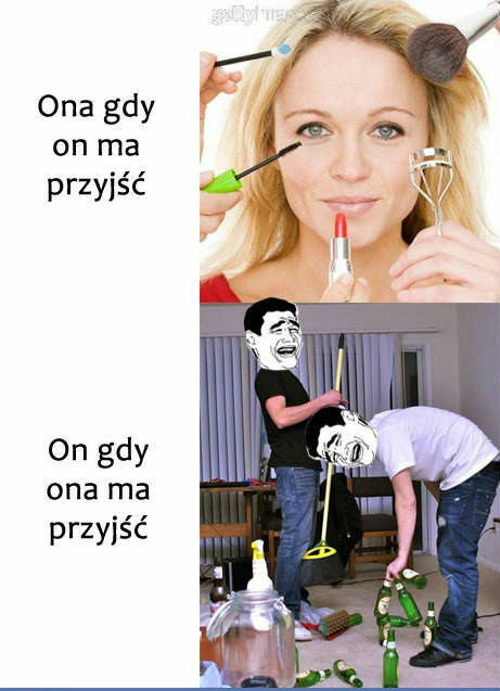 Delikatna różnica między kobietami, a facetami...