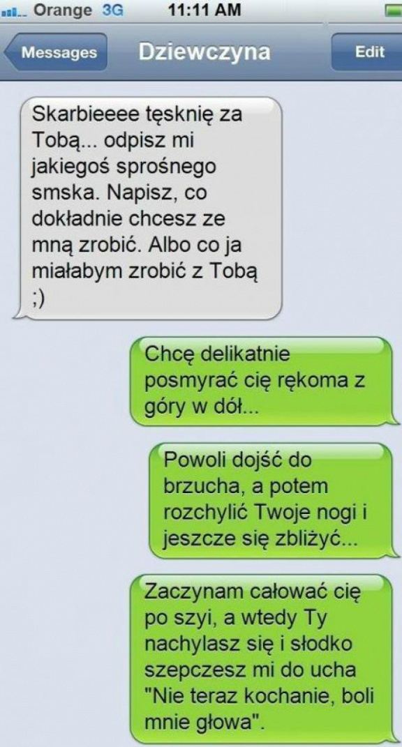 Romantyczne wiadomości...