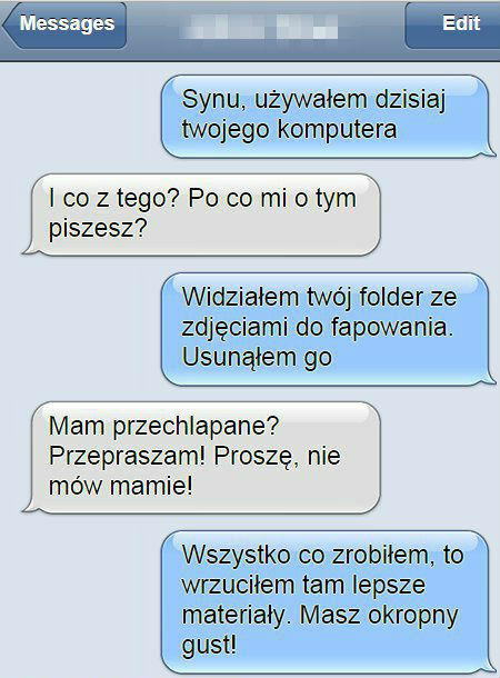 Kiedy tata znajdzie folder ze zdjęciami...