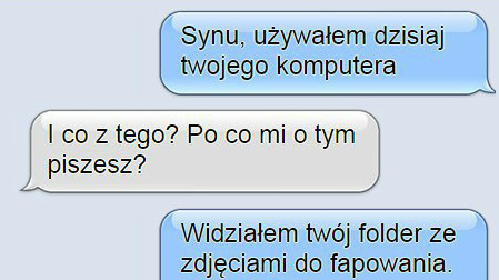 Kiedy tata znajdzie folder ze zdjęciami...