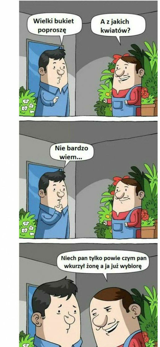 Wizyta w kwiaciarni