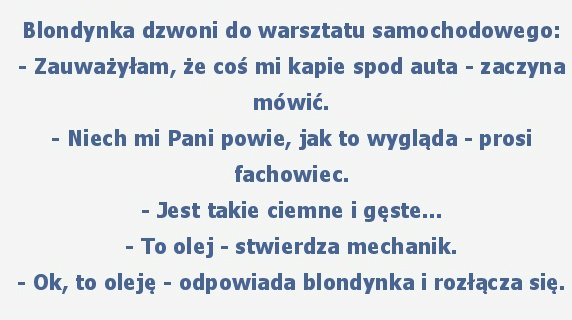 Blondynka w warsztacie samochodowym 