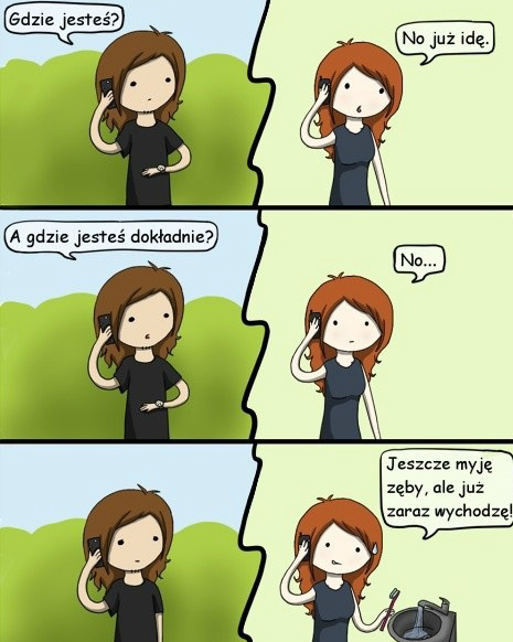 Kiedy umówię się z kimś na mieście