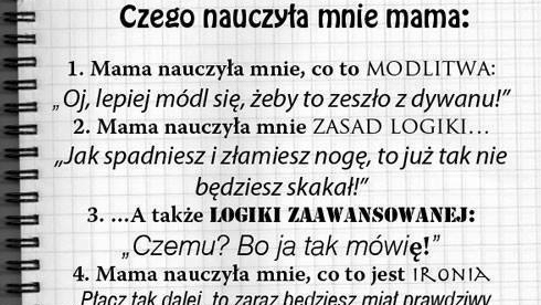 Czego nauczyła mnie mama