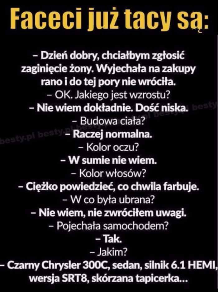 Faceci tacy są