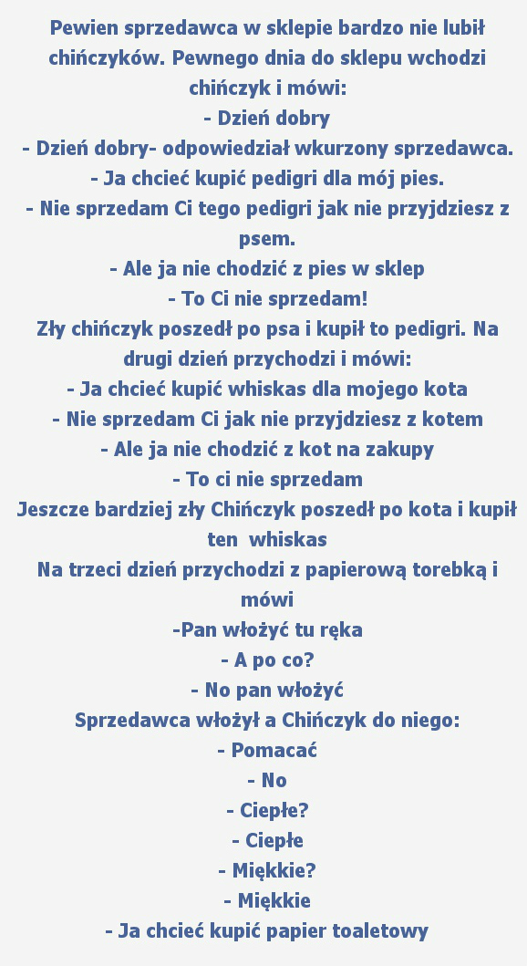 Chińczyk na zakupach 