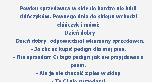 Chińczyk na zakupach 