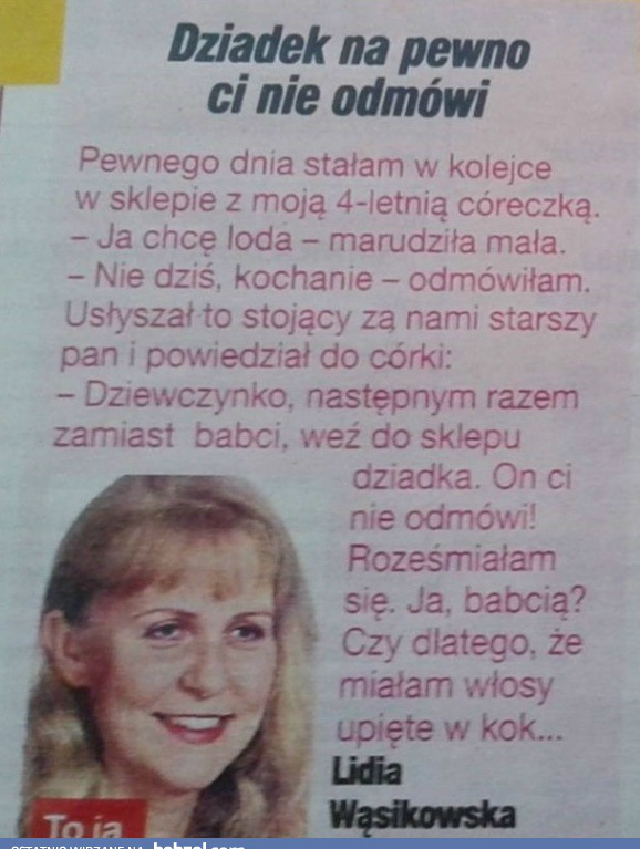 Dziadek nie odmówi