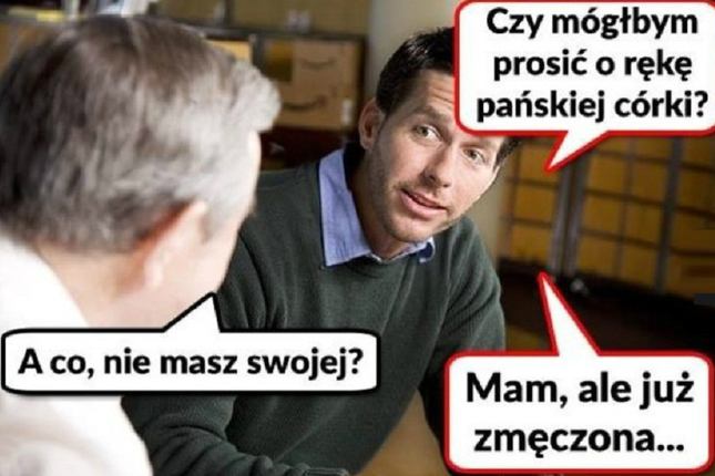Rozmowa z przyszłym teściem